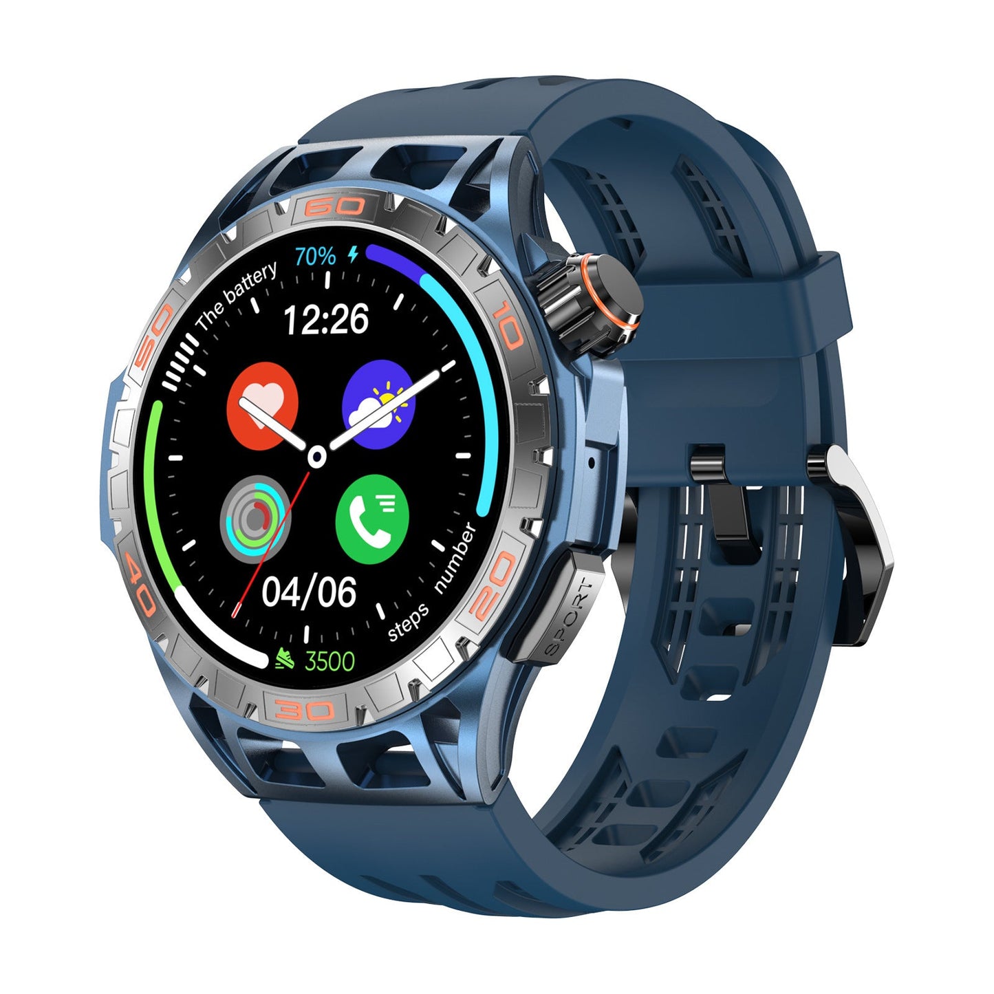 LA102 Montre connectée d'extérieur avec appel Bluetooth