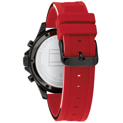 Montre Tommy Hilfiger 1791722 Bank Homme Silicone Rouge