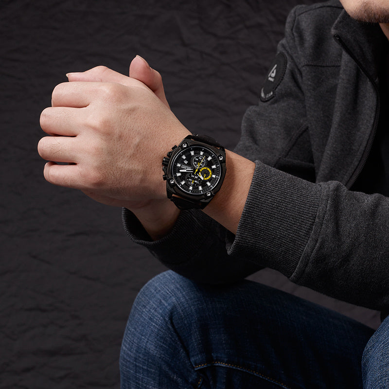 MEGIR Multifunctional Chronograph Watch