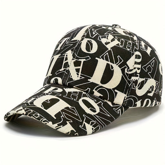 Nouvelle Casquette de Baseball Tendance Unisexe à Grandes Lettres
