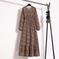 Womens Long-Sleeve Crew-Neck Base-Layer Waist-Cinching Slimming Dress