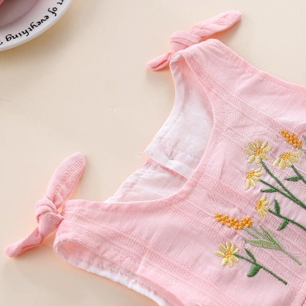 Salopette bébé fille en coton Personnalité Mode