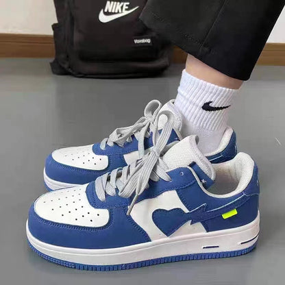Chaussures de Sport Décontractées Épaisses à Semelle Compensée pour Homme