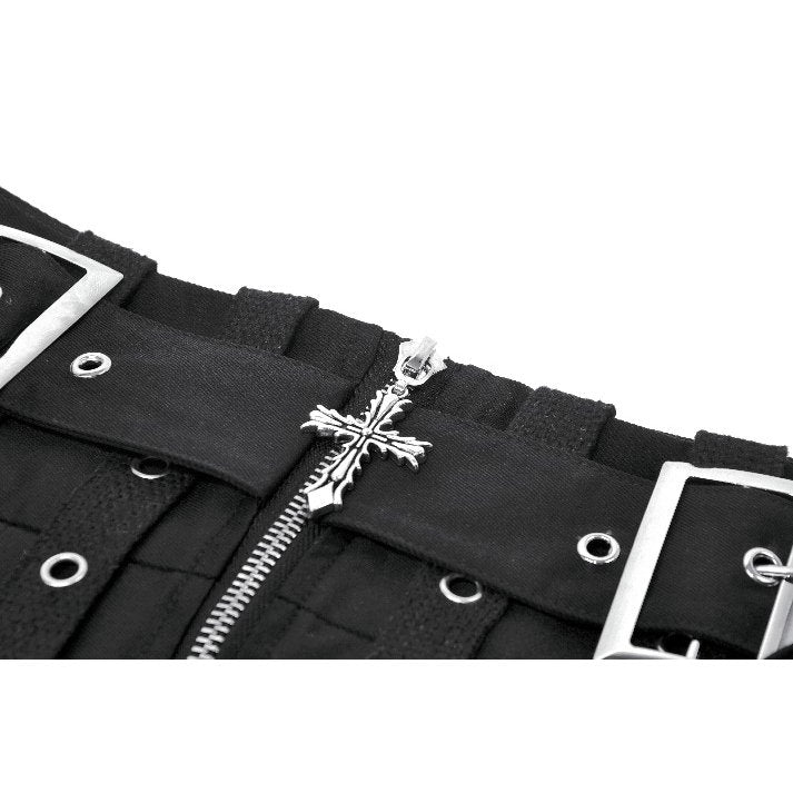 Dark in Love Metal Tactical Punk Skirt