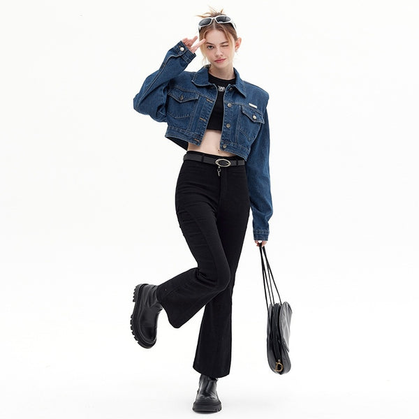 Short Denim Jacket Casual - Stuffs & Savers
