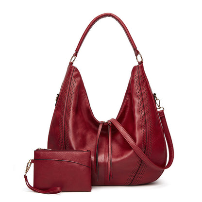 Tassel Hollow One-shoulder Casual Bag