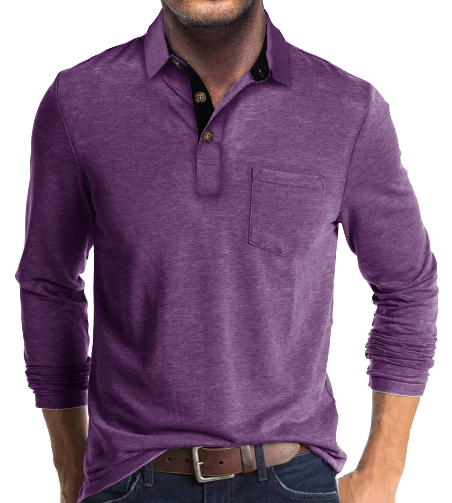 Lapel Long-Sleeve Base Layer
