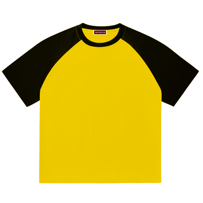 Waran Color-Blocked Raglan Sleeve T-Shirt