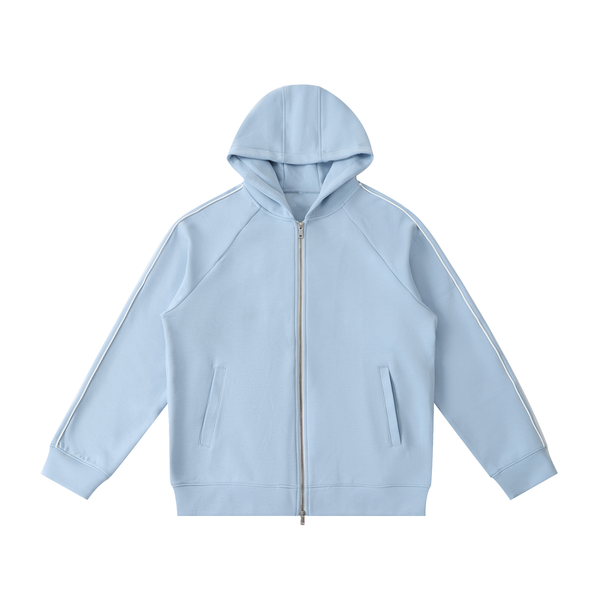 Heavyweight Raglan Sleeve Zip Hoodie