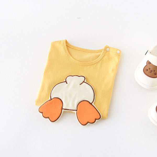 Cotton Cute T-shirt Baby Going Out Tops