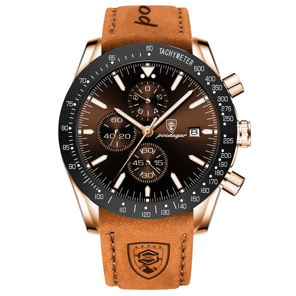 Poedagar Waterproof Luminous Men's Watch