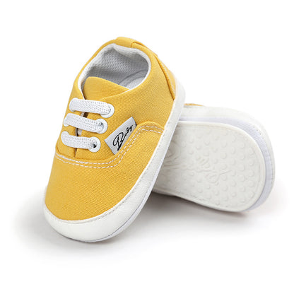 Childrens Elastic Band Canvas Shoes