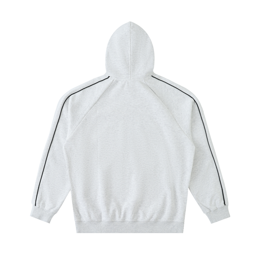 Contrast Piping Raglan Hoodie | Spiderweb