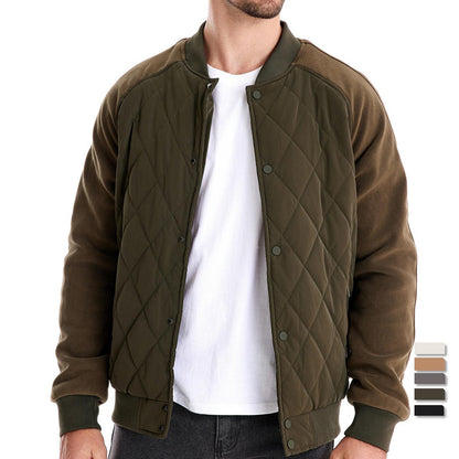 Mens Stitching Raglan Sleeve Coat
