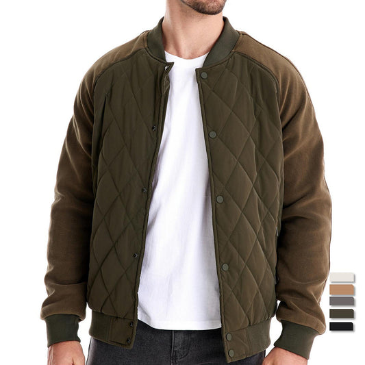 Mens Stitching Raglan Sleeve Coat