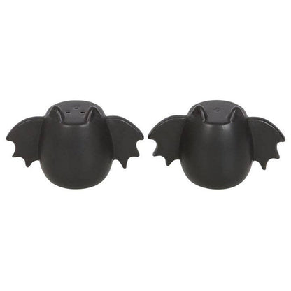 Gothic Bat Wing Halloween Salt and Pepper Shakers