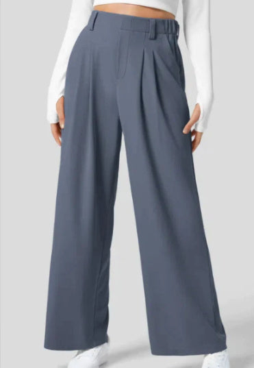 Women's Solid Casual Suit Pants