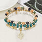 Vintage Pearl Ornamental Stone Bracelet