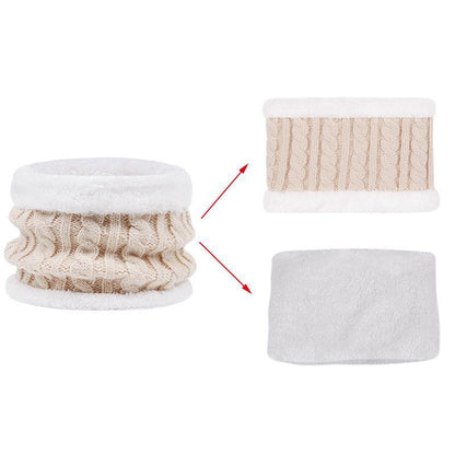Children's Hat Scarf Gloves Three-piece set