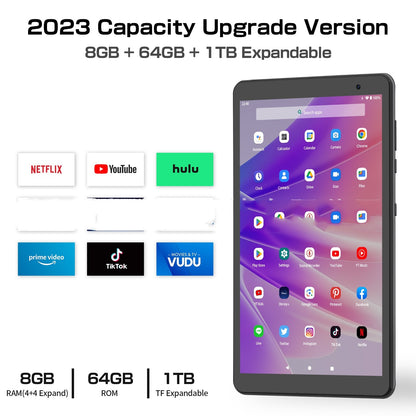 Android 13 System 64g Large Capacity 8-inch Eight-core Tablet PC