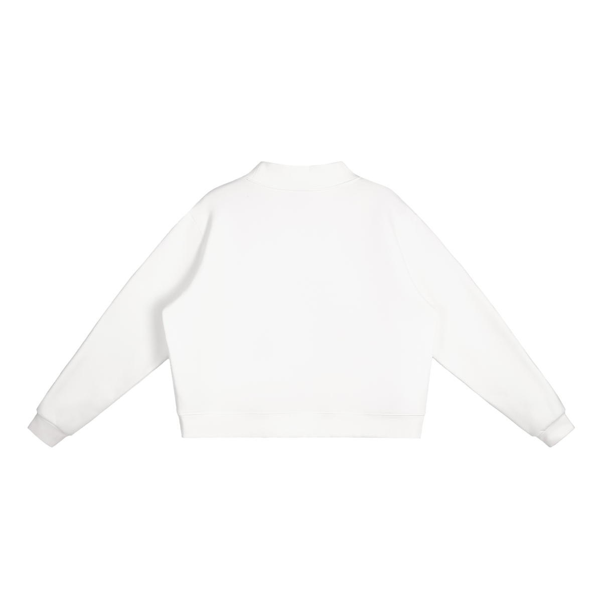 Fleece Mock-Neck Crew Sweatshirt US