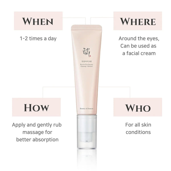 BOJ Revive Eye Serum Ginseng + Retinal 30ml
