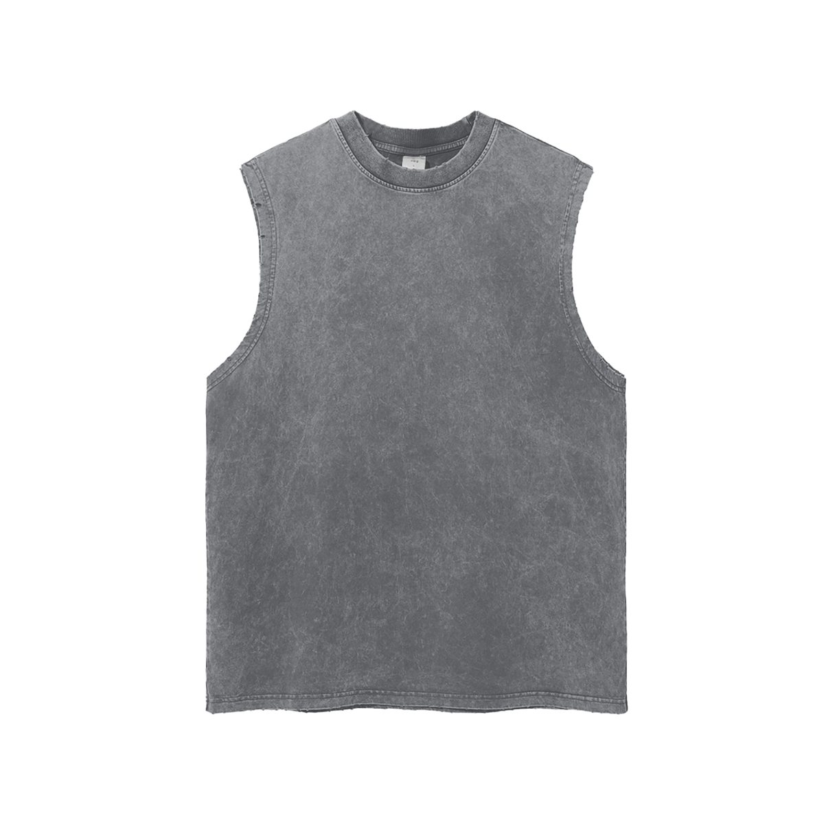 Waran Snow Washed Frayed Hem Tank Top 275GSM
