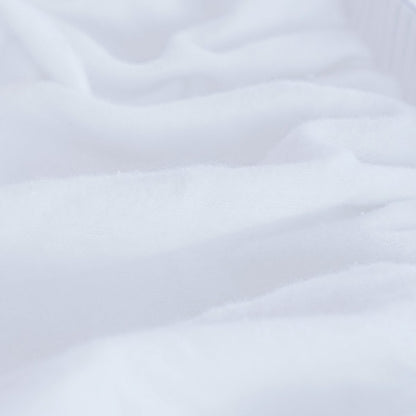 Bella Flanellette (Brushed Cotton) - White Fitted Sheet