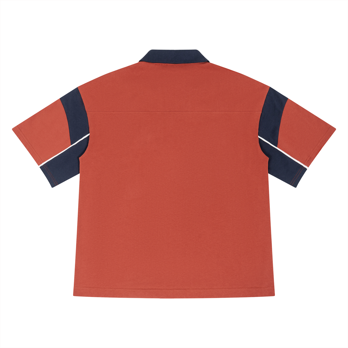 Unisex Boxy Color Block Polo Shirt 230GSM