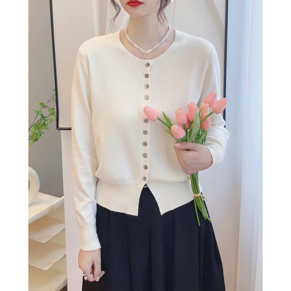 Knitted Sweater Small Cardigan Women