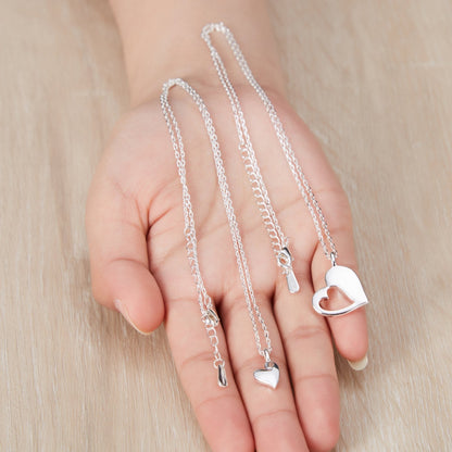 Ensemble de colliers Grande Sœur Petite Sœur Pièce de mon cœur