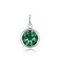 Birthstone Necklace Charms Created with Zircondia® Crystals