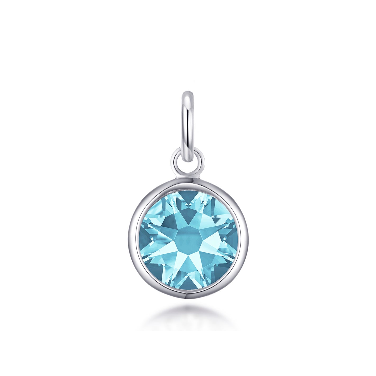 Birthstone Necklace Charms Created with Zircondia® Crystals