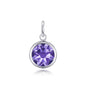 Birthstone Necklace Charms Created with Zircondia® Crystals