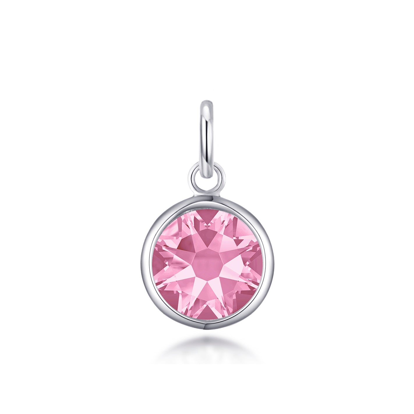 Birthstone Necklace Charms Created with Zircondia® Crystals