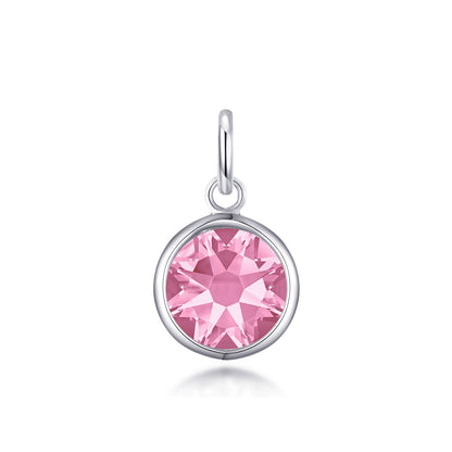 Birthstone Necklace Charms Created with Zircondia® Crystals