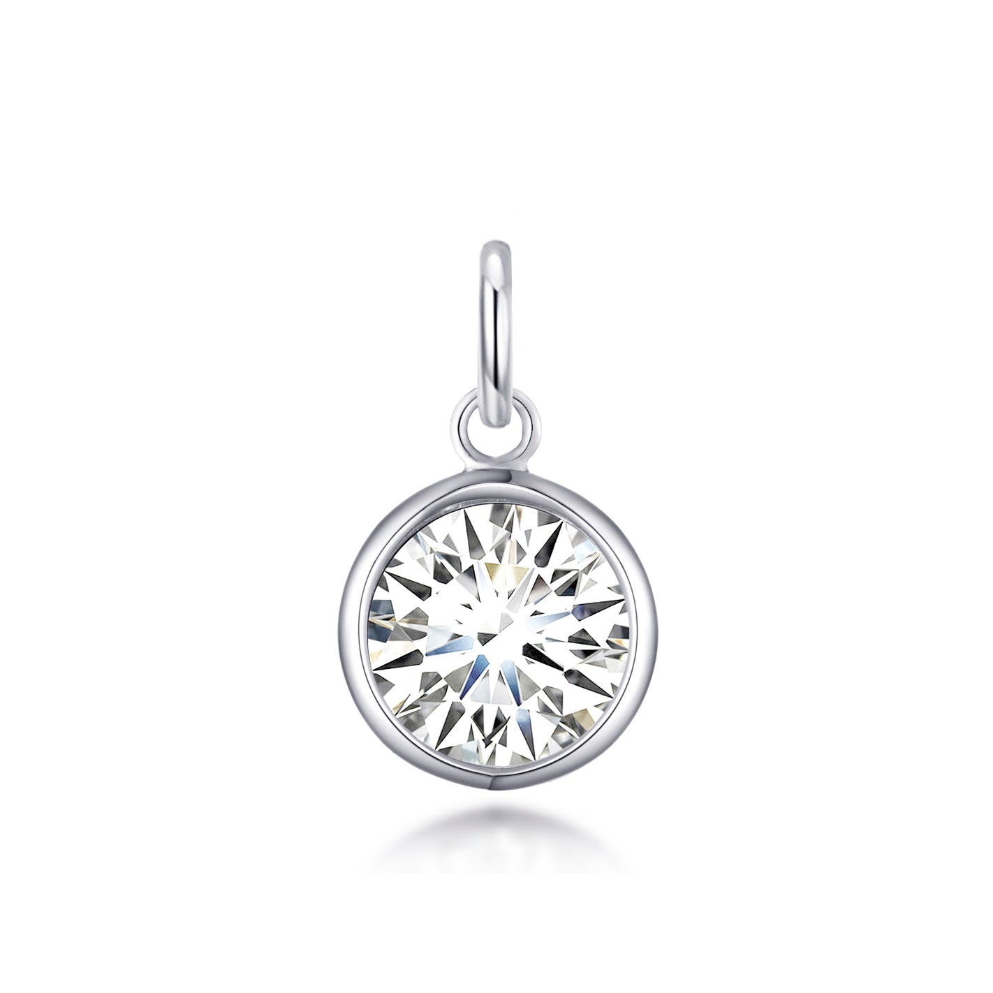 Birthstone Necklace Charms Created with Zircondia® Crystals