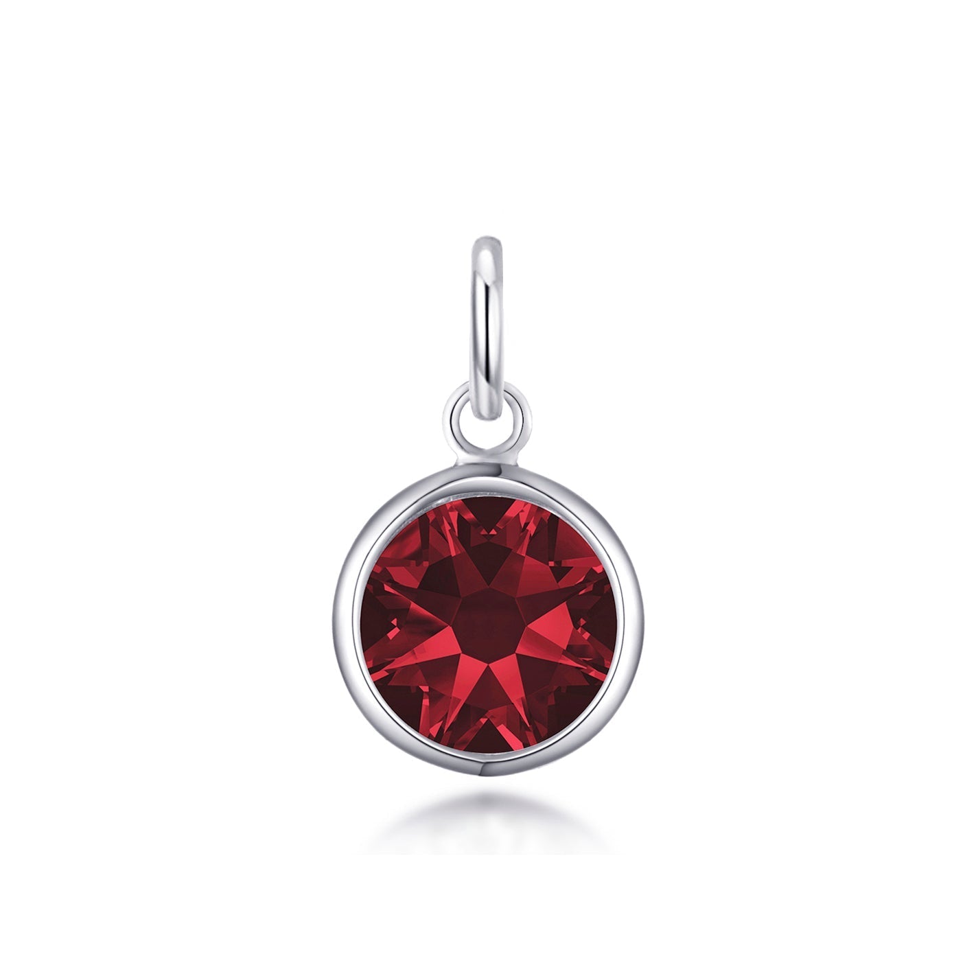 Birthstone Necklace Charms Created with Zircondia® Crystals