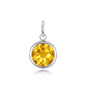 Birthstone Necklace Charms Created with Zircondia® Crystals
