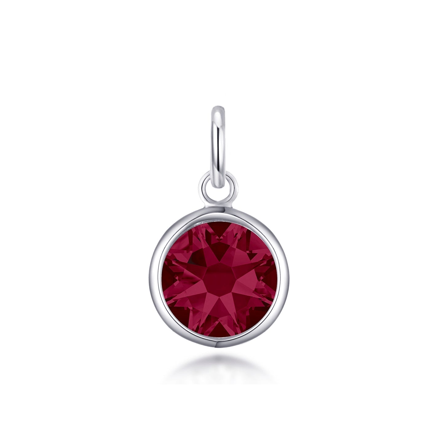 Birthstone Necklace Charms Created with Zircondia® Crystals