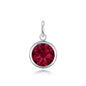 Birthstone Necklace Charms Created with Zircondia® Crystals