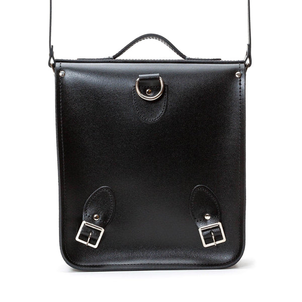 Sac à dos de ville en cuir fait main - Noir