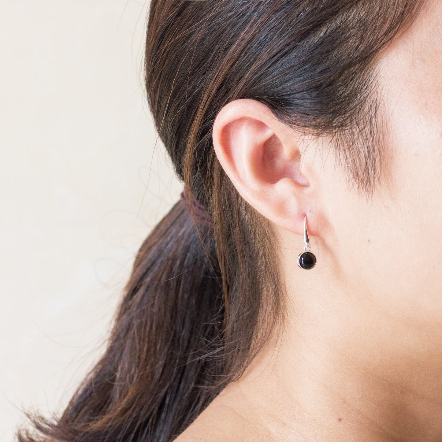 Black Onyx Drop Earrings