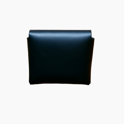 Handmade Leather Simple Coin Purse - Black