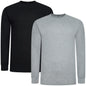 One Brand Crew Neck Waffle Knit T-Shirt