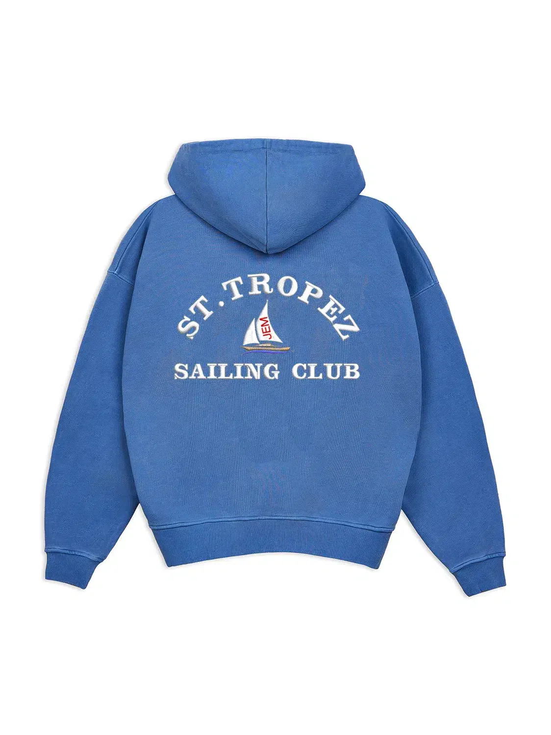 St Tropez Heavyweight Hoodie Blue