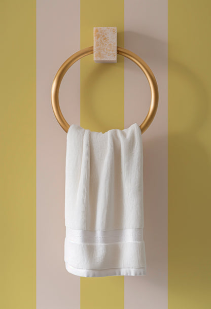 STATELY STRIPE BUTTERCREAM WALLPAPER