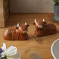 Bramble Farm Highland Cow Salt & Pepper Shakers In Gift Box