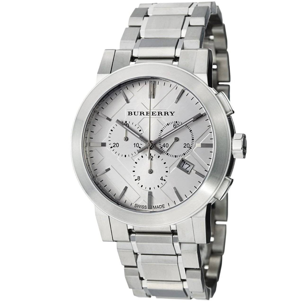 Montre Burberry BU 9350 Homme Argent