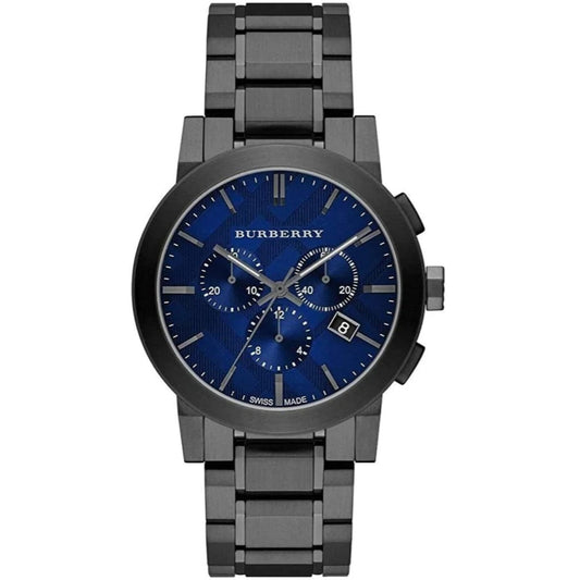 Burberry BU9365 The City Men's Gunmetal & Blue Watch